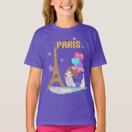 Camiseta El oro me encanta la Torre Eiffel de París 