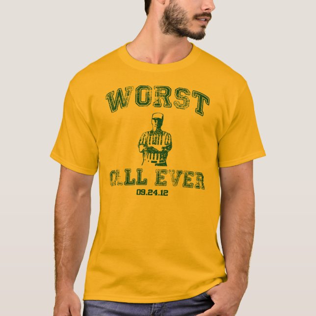 Camiseta El oro peor de la llamada nunca - (Anverso)