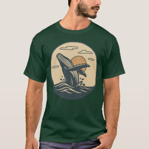 Camiseta El oscuro arte de la ballena para hombres