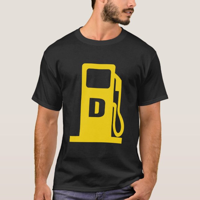 Camiseta El oscuro hombre del diesel (Anverso)