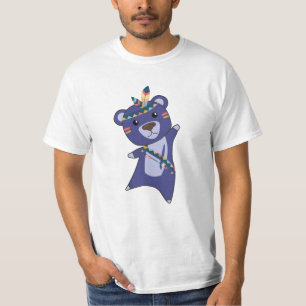 Camiseta El oso azul indio que azota a Teddy Feather