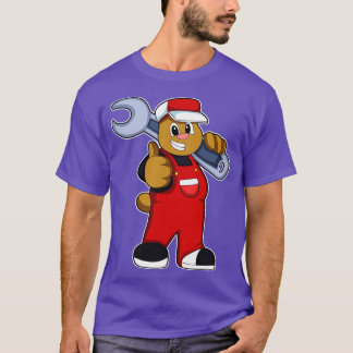 Camiseta El oso como artesano con herramienta