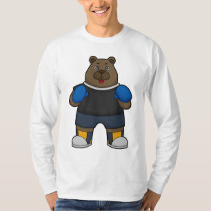 Camiseta El oso como boxeador con guantes de boxeo
