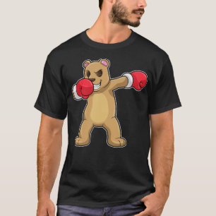 Camiseta El oso como boxeador en boxeo Hip Hop Dance Dab
