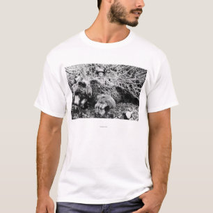 Camiseta El oso de Barr sobre 10 pies de largo, Alaska