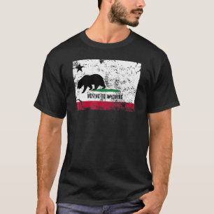 Camiseta El Oso De California Se Está Mudando A Wyoming Cam