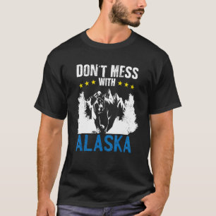 Camiseta El oso de Kodiak pardo de Alaska Grizzly no se met