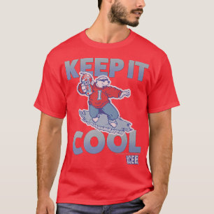 Camiseta El Oso De La Iee Conserve La Guay Surf Pose Premiu