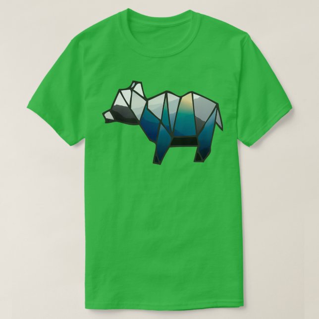 Camiseta El oso de la montaña (Diseño del anverso)