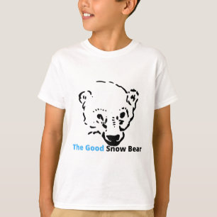 Camiseta el oso de la nieve bueno, el regalo de la familia
