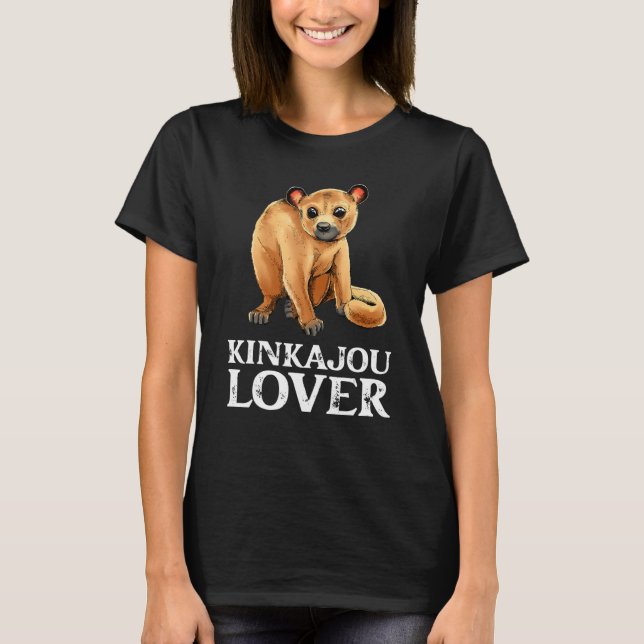 Camiseta El oso de miel Guay y Cute Kinkajou (Anverso)