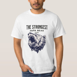 Camiseta El oso de papá más fuerte, el día del padre person