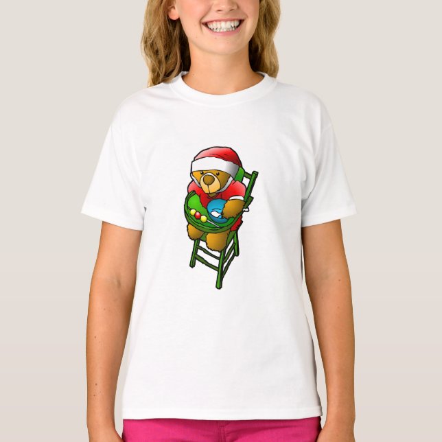 Camiseta El oso de peluche de los Navidades (Anverso)