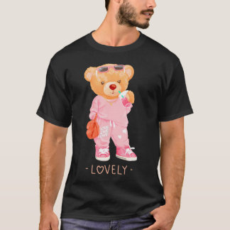Camiseta El oso de peluche de mujeres masculinas se enfría 