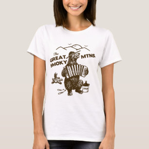 Camiseta El oso del Bluegrass de Great Smoky Mountains