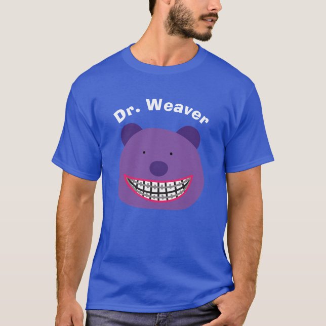 Camiseta El oso en apoyos personalizó a Orthodontists (Anverso)