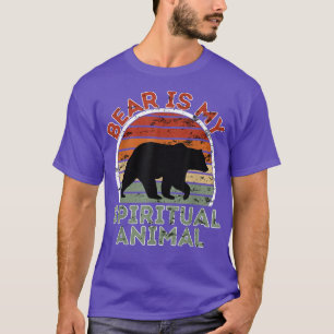 Camiseta El Oso Es Mi Animal Espiritual - Amante Gracioso D