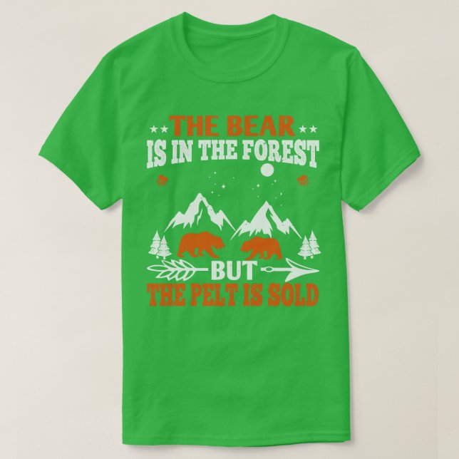 Camiseta El Oso Está En El Bosque (Diseño del anverso)