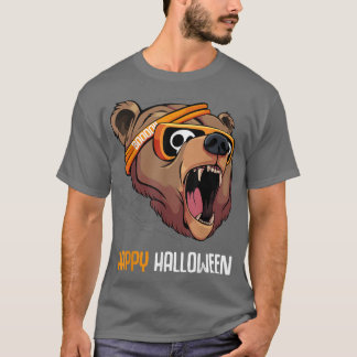 Camiseta El Oso Grizzly En Las Gafas De Sol Lazy Disstume D