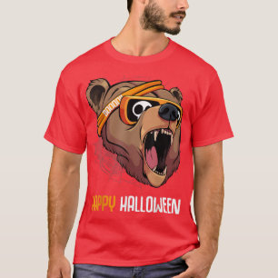 Camiseta El Oso Grizzly En Las Gafas De Sol Lazy Disstume D