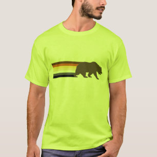 Camiseta El oso Guay y las bandas de la bandera del orgullo