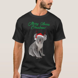 Camiseta El oso Koala de Merry Aussie Navidades