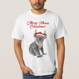 Camiseta El oso Koala de Merry Aussie Navidades