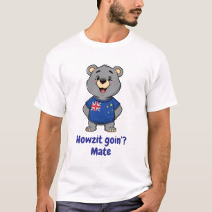 Camiseta ¿El oso Kola Howzit va? Mate