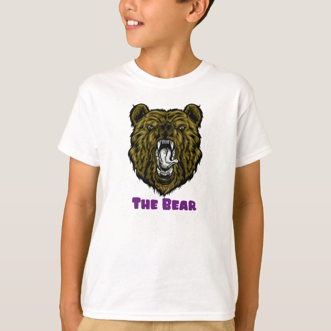 Camiseta El Oso Marrón Enojado (Anverso)
