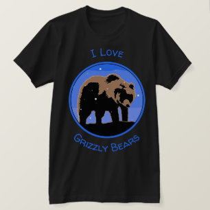 Camiseta El oso pardo en invierno - Arte de vida salvaje or