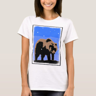 Camiseta El oso pardo en invierno - Arte de vida salvaje or