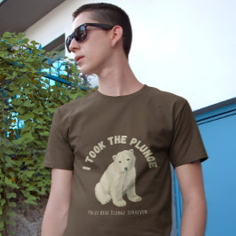 Camiseta El Oso Polar De Caída Polar Me Llevé El Desplome