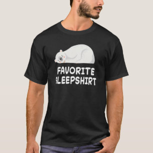 Camiseta El Oso Polar De Hielo Tiene Una Napa Dormido Pajam