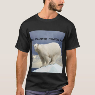 Camiseta ¡El Oso Polar Detenga El Cambio Climático Ahora!