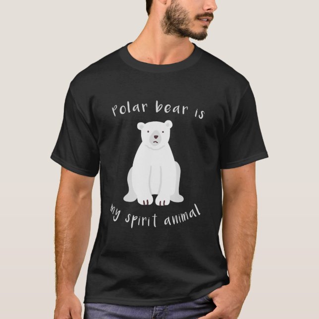 Camiseta El oso polar es mi animal espiritual (Anverso)