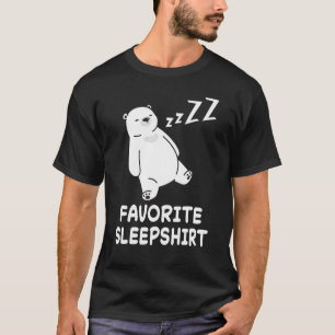 Camiseta El Oso Polar Tiene La Napa Durmiendo Pajama Pajama