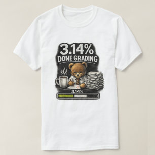 Camiseta El oso profesor corrige las copias