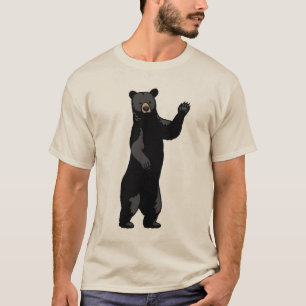 Camiseta El oso que agita dice hola