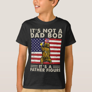Camiseta El Oso Retro No Es Un Bod De Papá Es Un Padre Figu