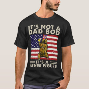 Camiseta El Oso Retro No Es Un Bod De Papá Es Un Padre Figu
