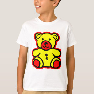 Camiseta El Oso Rojo Amarillo de Teddy 2 El MUSEO Zazzle Re