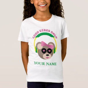 Camiseta El oso sólo divertido de las buenas vibraciones