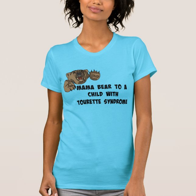Camiseta El oso/Tourettes de la mamá no es un adjetivo (Anverso)