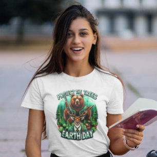 Camiseta El oso y el venado aspiran a ser altos