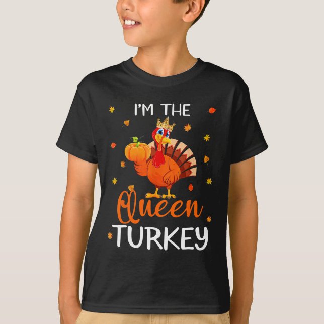 Camiseta El otoño de 2012, la reina Turquía dio las gracias (Anverso)