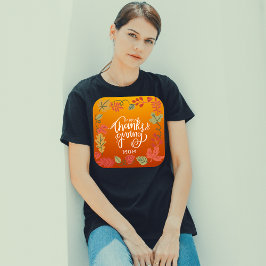 Camiseta El otoño deja a la familia coincidente Acción de G