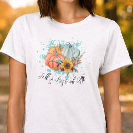 Camiseta El otoño es el mejor de todos Calabaza