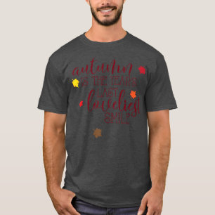 Camiseta El Otoño Es El Último Años De Las Hojas De Sonrisa