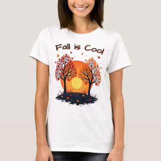 Camiseta El otoño es genial - Hojas de otoño estacionales
