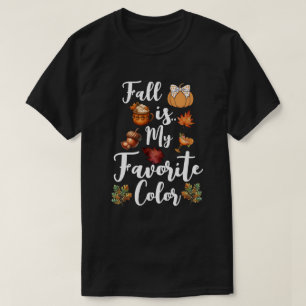 Camiseta El otoño es mi color favorito